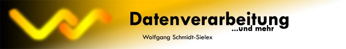 Datenverarbeitung (und mehr) von Wolfgang Schmidt-Sielex