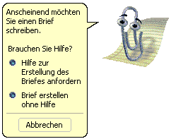 Office-Assistent "Brief schreiben"